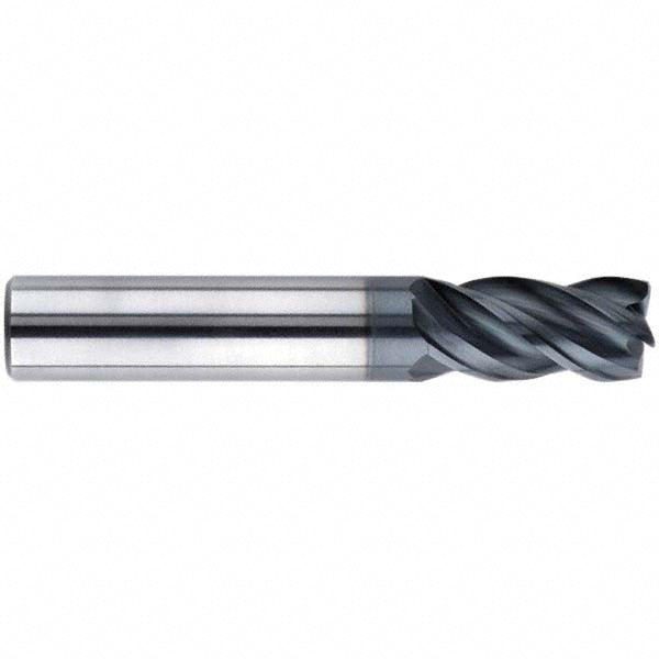 0.4724" 4-Flute Solid Carbide Corner Radius End Mill, AlTiN - SGS 46461