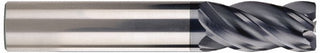 9/16in" 4-Flute Solid Carbide Corner Radius End Mill, TX - SGS 36868