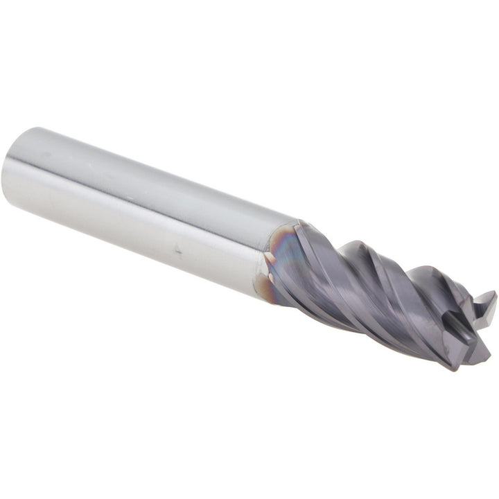 3/8" 4-Flute Solid Carbide Corner Radius End Mill, TX - SGS 36856