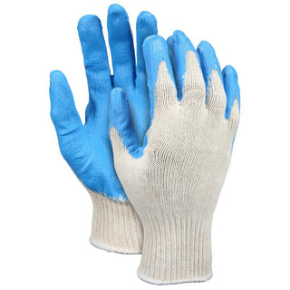 Blue; White General Purpose Gloves - MCR Safety 9682S