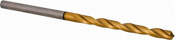 0.1004" High Speed Steel Drill Bit, TiN, 118° point - Guhring 9006510025500