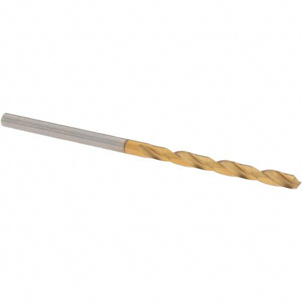 0.0886" High Speed Steel Drill Bit, TiN, 118° point - Guhring 9006510022500