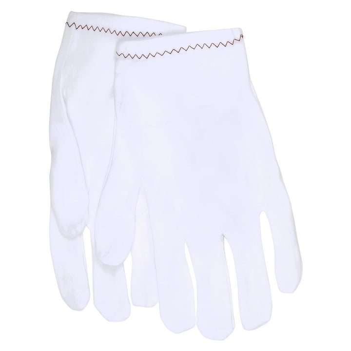 Medium White; Red Nylon General Purpose Gloves - MCR Safety 8720M