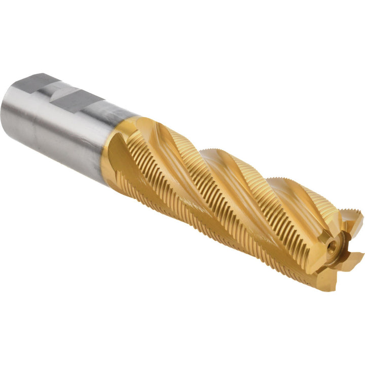 1.0000" 5-Flute Cobalt Single End Mill, TiN - Hertel 41115064