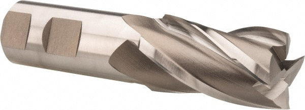 1-1/8" 4-Flute High Speed Steel Square End Mill - Hertel E1042108