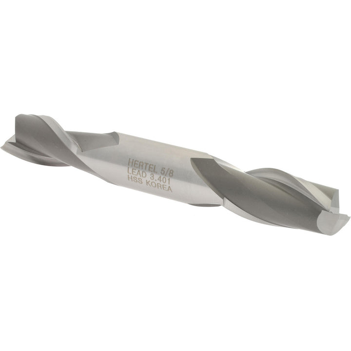 5/8" 2-Flute High Speed Steel Square End Mill - Hertel E1050040