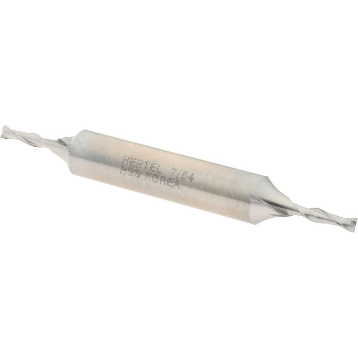 7/64" 2-Flute High Speed Steel Square End Mill - Hertel E105000802