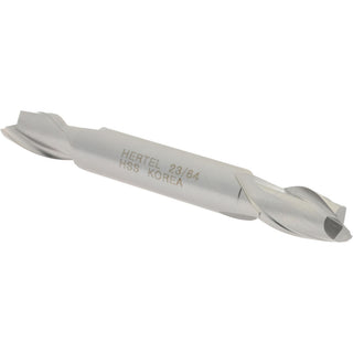 23/64" 2-Flute High Speed Steel Square End Mill - Hertel E1050023