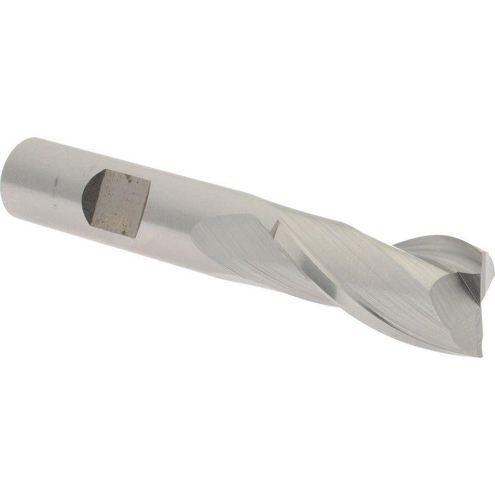 19/32" 2-Flute High Speed Steel Square End Mill - Hertel E1030038