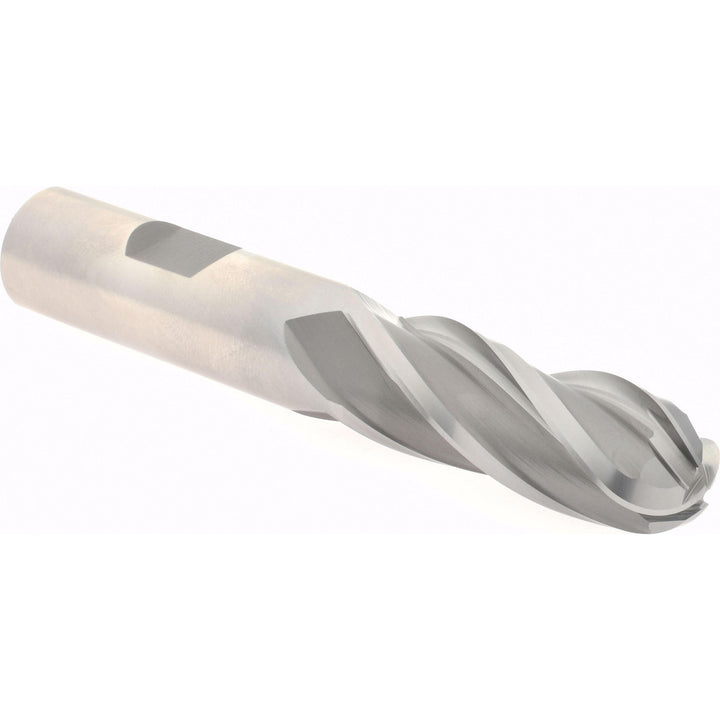 5/8" 4-Flute Cobalt Ball End Mill - Hertel E2020040