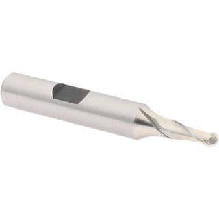 3/16" 2-Flute High Speed Steel Ball End Mill - Hertel E211001203