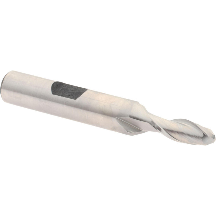 1/4" 2-Flute High Speed Steel Ball End Mill - Hertel E211001603
