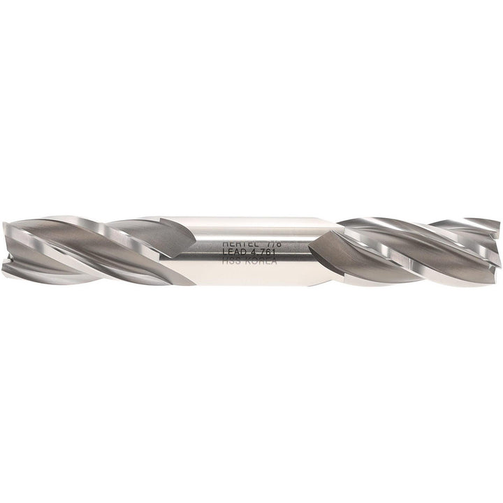 7/8" 4-Flute High Speed Steel Square End Mill - Hertel E1051056