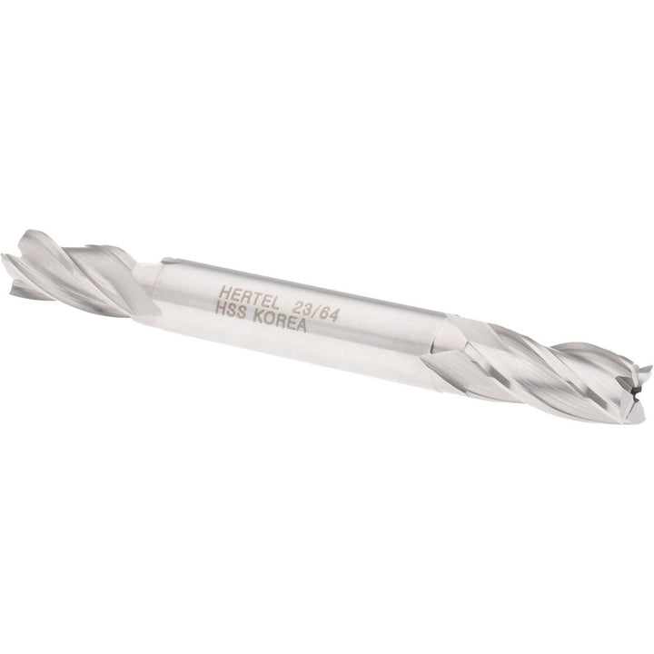 23/64" 4-Flute High Speed Steel Square End Mill - Hertel E1051023