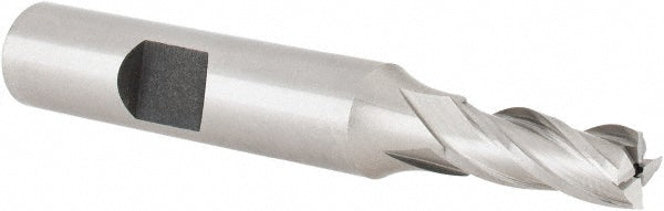 1/4" 4-Flute High Speed Steel Square End Mill - Hertel E103101601