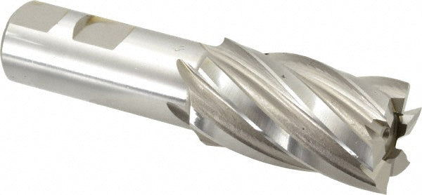 1-1/8" 6-Flute High Speed Steel Square End Mill - Hertel E103290701