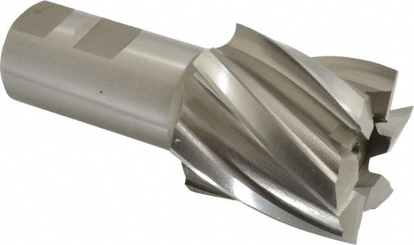 2" 6-Flute High Speed Steel Square End Mill - Hertel E1032200