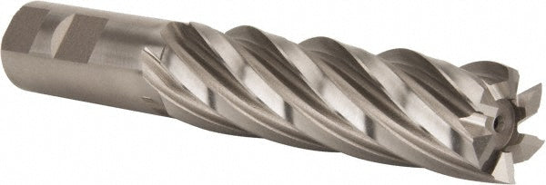 1-1/8" 6-Flute High Speed Steel Square End Mill - Hertel E1035108