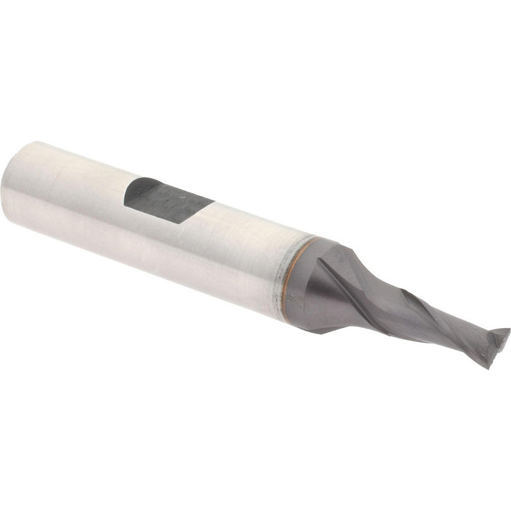 3/16" 2-Flute Cobalt Square End Mill, TiCN - Hertel E7030012