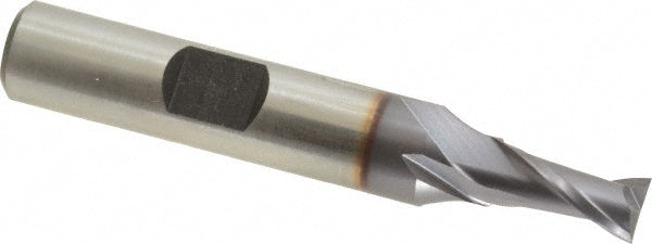 1/4" 2-Flute Cobalt Square End Mill, TiCN - Hertel E7030016