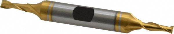 5/32" 2-Flute High Speed Steel Square End Mill, TiN - Hertel E8050010