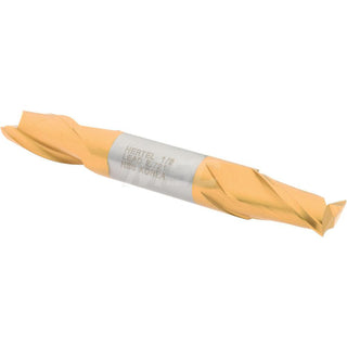 1/2" 2-Flute High Speed Steel Square End Mill, TiN - Hertel E8050032