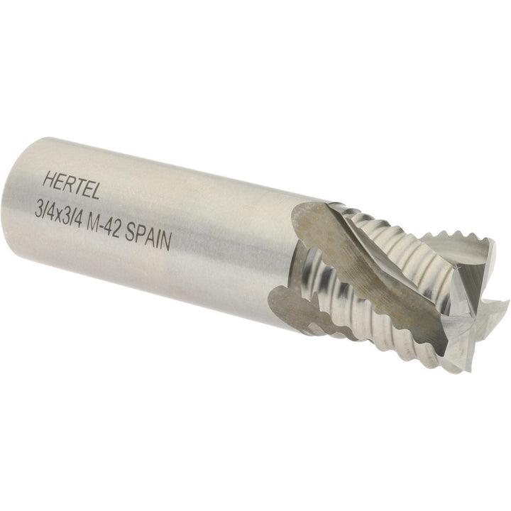 0.7500" 4-Flute Cobalt Single End Mill - Hertel 41120437