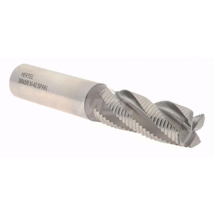 0.625" 4-Flute Cobalt Roughing End Mill - Hertel 41120528