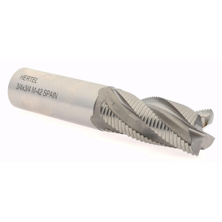 0.75" 4-Flute Cobalt Roughing End Mill - Hertel 41120544