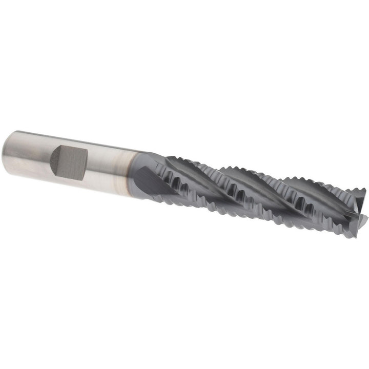 0.5000" 4-Flute Cobalt Single End Mill, TiCN - Hertel 41120627