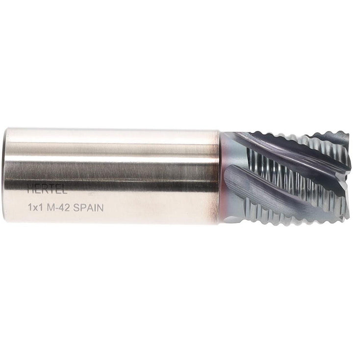 1.0000" 5-Flute Cobalt Single End Mill, TiCN - Hertel 41120874