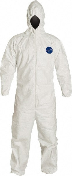 Large White Particle Protection Protective Garment - Dupont TY127SWHLG0025NF