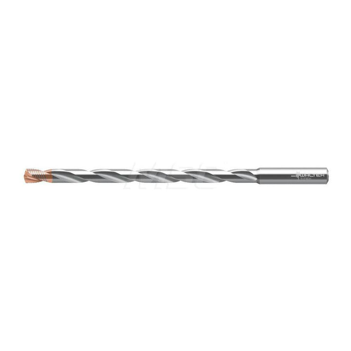 0.2813" Solid Carbide Drill Bit, TiAlN, 140° point - Walter-Titex 6745503