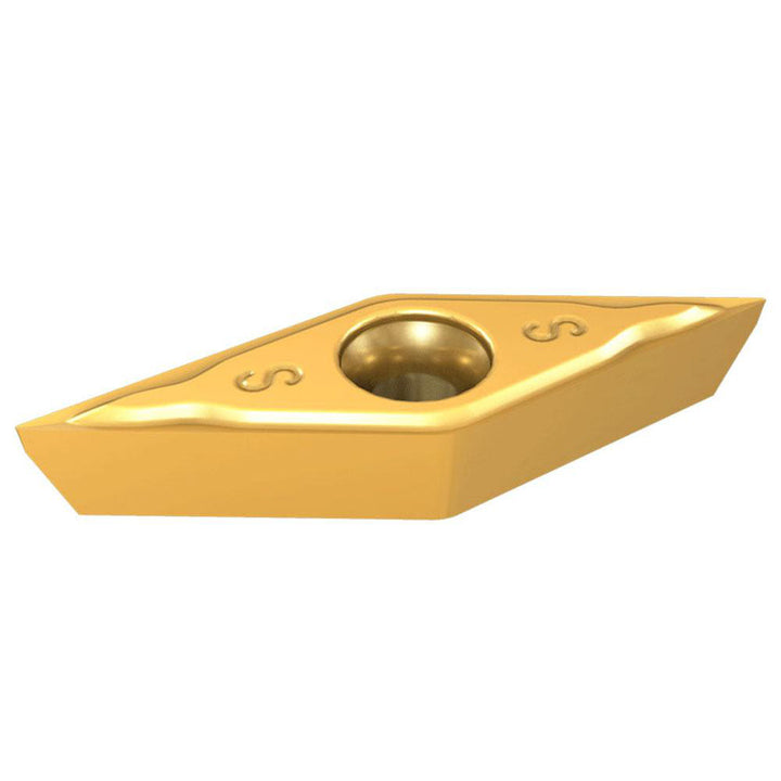 VCGT 130302-PF Carbide Insert, Grade IC830, TiAlN - Iscar 3308114
