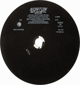 13-3/4" Aluminum Oxide Grinding & Cutoff Wheel - Norton 66253322156