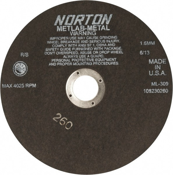 9" Aluminum Oxide Grinding & Cutoff Wheel - Norton 66253117877
