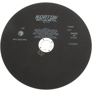 12" Aluminum Oxide Grinding & Cutoff Wheel - Norton 66253322153