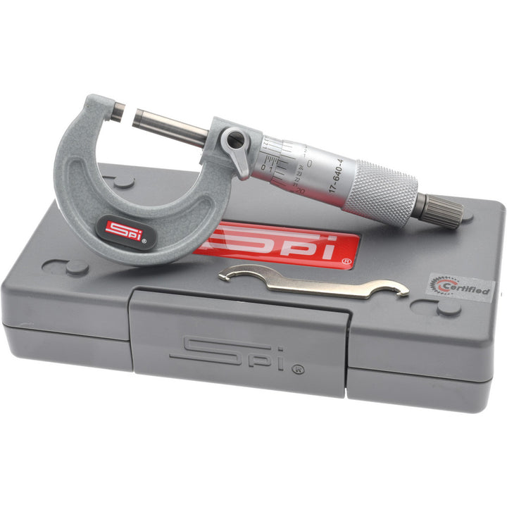 1.0000" Micrometer, 0.000100" accuracy - SPI CMS161205004