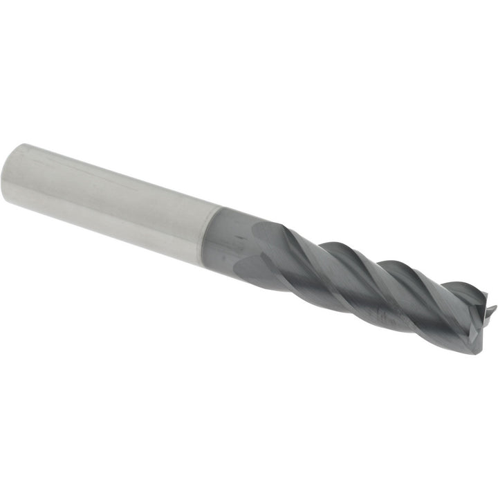 1/2" 4-Flute Solid Carbide Corner Radius End Mill, AlCrTiN - Accupro 310322