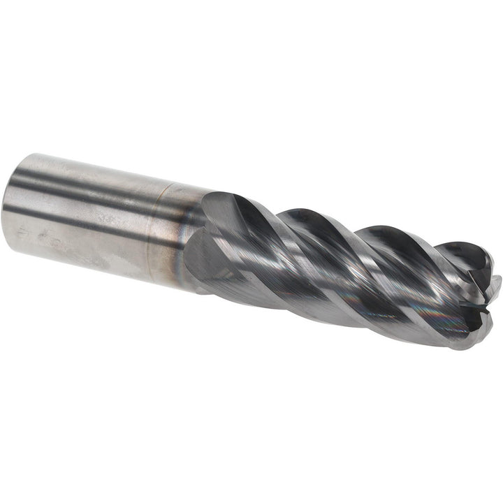 1-1/4" 5-Flute Solid Carbide Corner Radius End Mill, AlCrTiN - Accupro 95169818