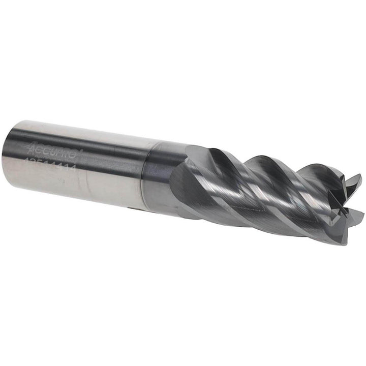 3/4" 5-Flute Solid Carbide Corner Radius End Mill, AlCrTiN - Accupro 311785