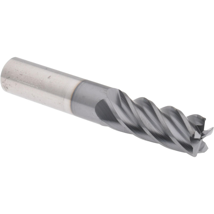 1/2" 5-Flute Solid Carbide Corner Radius End Mill, AlCrTiN - Accupro 311640
