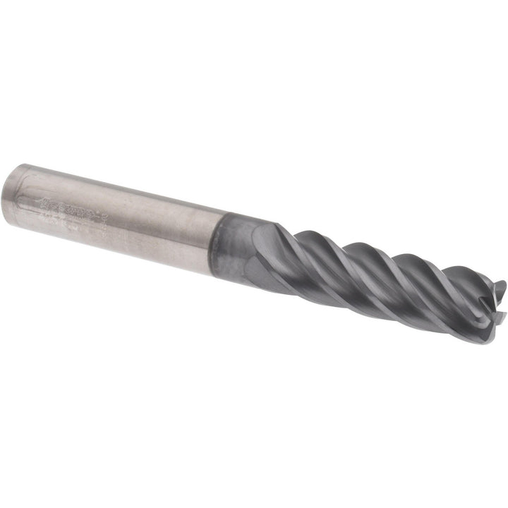 3/8" 5-Flute Solid Carbide Corner Radius End Mill, AlCrTiN - Accupro 311570