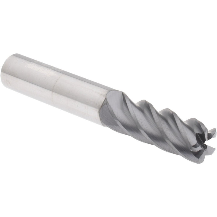 3/8" 5-Flute Solid Carbide Corner Radius End Mill, AlCrTiN - Accupro 311553