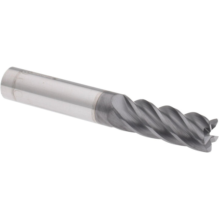 3/8" 5-Flute Solid Carbide Corner Radius End Mill, AlCrTiN - Accupro 311550