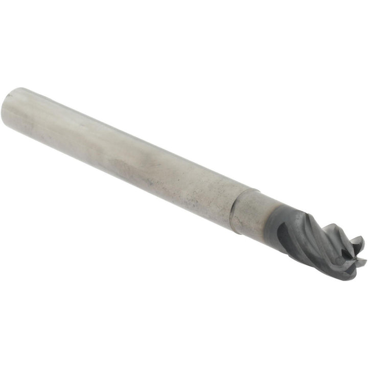 3/8" 5-Flute Solid Carbide Corner Radius End Mill, AlCrTiN - Accupro 312137