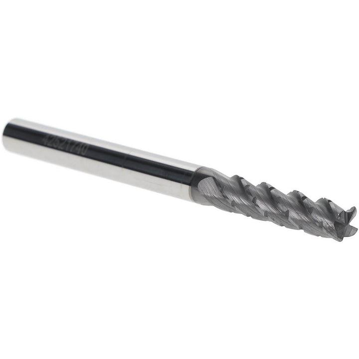1/4" 4-Flute Solid Carbide Corner Radius End Mill, AlCrTiN - Accupro 311258