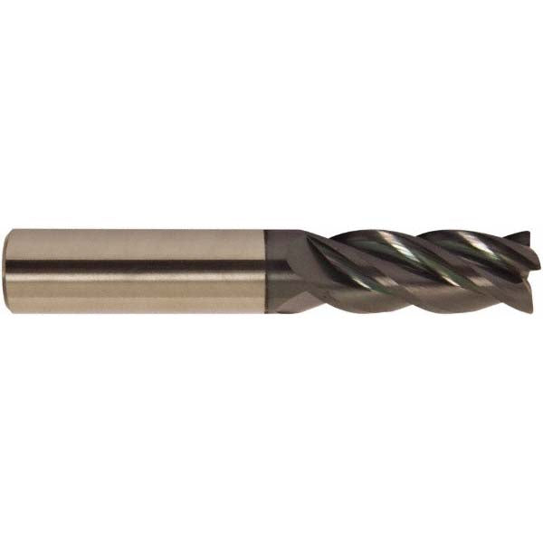 0.6250" 4-Flute Solid Carbide Single End Mill, AlTiCrN - Accupro 95170041