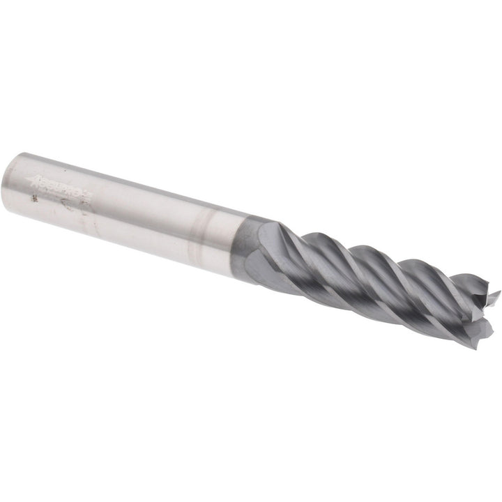 0.5000" 5-Flute Solid Carbide Single End Mill, AlTiCrN - Accupro 311652