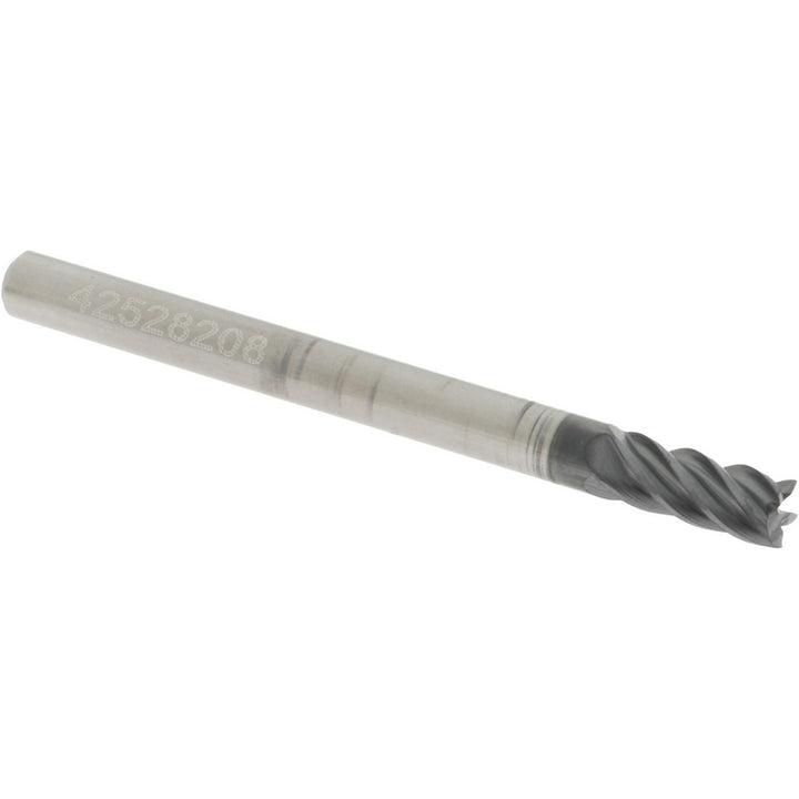 0.1250" 5-Flute Solid Carbide Single End Mill, AlTiCrN - Accupro 311348